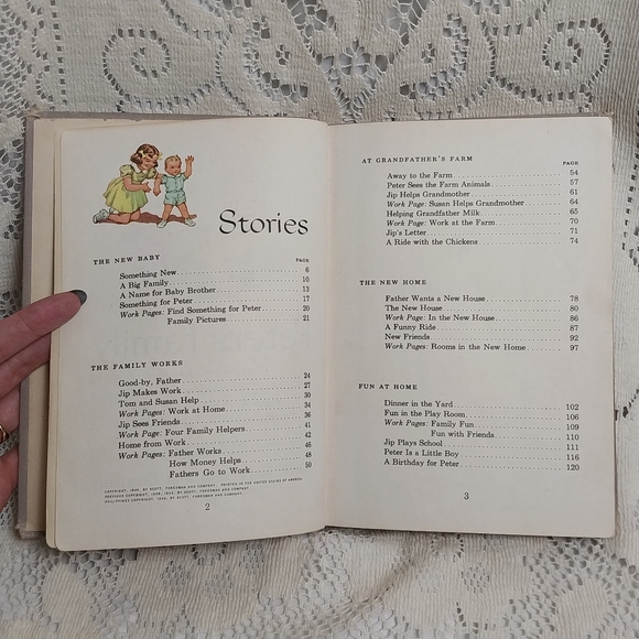 1949 Peter's Family A Study of Home Life Social Studies Reader Textbook - Picture 4 of 11